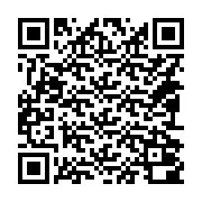 Código QR para número de telefone +14092000289