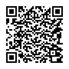 Código QR para número de teléfono +14092000310