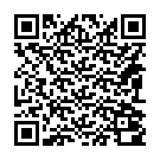 QR-koodi puhelinnumerolle +14092000315