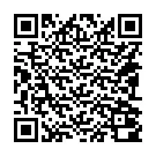 Codice QR per il numero di telefono +14092000338