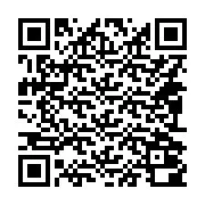 QR-код для номера телефона +14092000396