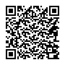 QR-code voor telefoonnummer +14092000407