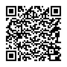 QR-код для номера телефона +14092000410