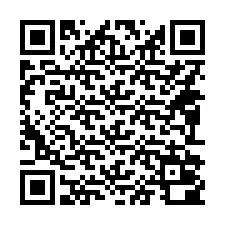 Código QR para número de teléfono +14092000422