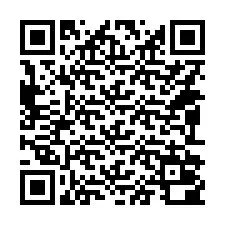 QR-Code für Telefonnummer +14092000424