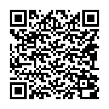 QR-код для номера телефона +14092000436