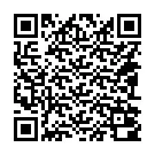 QR-Code für Telefonnummer +14092000438