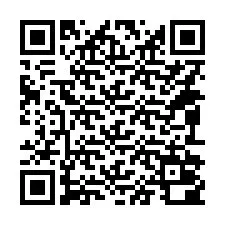 QR-code voor telefoonnummer +14092000440