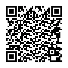 QR-koodi puhelinnumerolle +14092000442