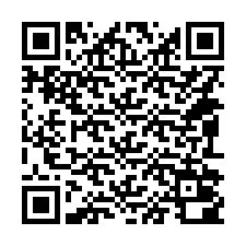 QR код за телефонен номер +14092000454