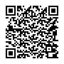 QR-koodi puhelinnumerolle +14092000464