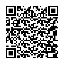 QR-код для номера телефона +14092000470