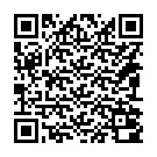 QR kód a telefonszámhoz +14092000481