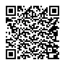 QR-Code für Telefonnummer +14092000496