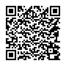 QR-код для номера телефона +14092000508