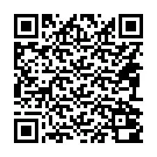 QR-code voor telefoonnummer +14092000603