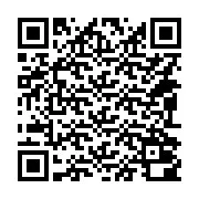 Código QR para número de teléfono +14092000664