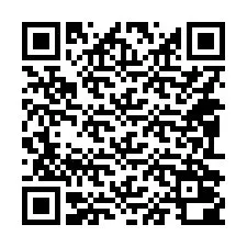 QR-code voor telefoonnummer +14092000676