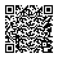 QR kód a telefonszámhoz +14092000678