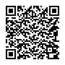 QR Code สำหรับหมายเลขโทรศัพท์ +14092000684