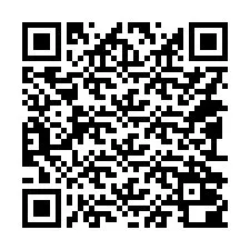 QR kód a telefonszámhoz +14092000698