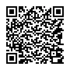 QR-код для номера телефона +14092000898