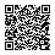 Código QR para número de teléfono +14092000921