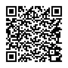 QR код за телефонен номер +14092000926