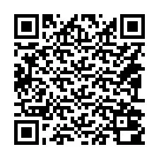QR-code voor telefoonnummer +14092000929