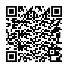 QR-koodi puhelinnumerolle +14092000934