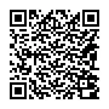 QR код за телефонен номер +14092000935