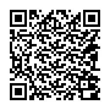 QR kód a telefonszámhoz +14092000938