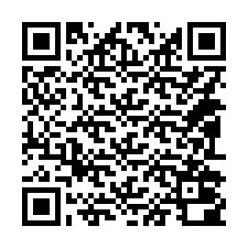 QR kód a telefonszámhoz +14092000979