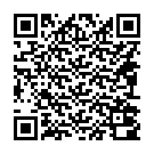 Código QR para número de telefone +14092000982