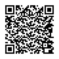 QR kód a telefonszámhoz +14092000996