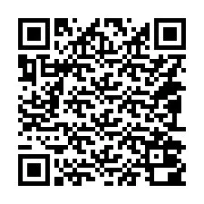 QR код за телефонен номер +14092000998