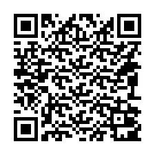 QR-code voor telefoonnummer +14092001004