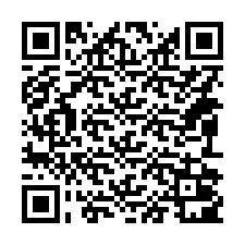 QR-code voor telefoonnummer +14092001005