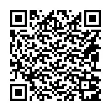 電話番号のQRコード +14092001025