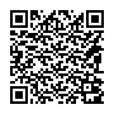 QR Code สำหรับหมายเลขโทรศัพท์ +14092001031