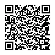 QR-koodi puhelinnumerolle +14092001060