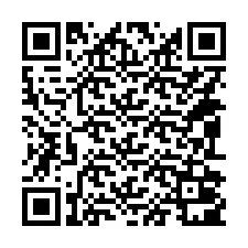 QR код за телефонен номер +14092001070