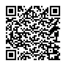 QR-koodi puhelinnumerolle +14092001081