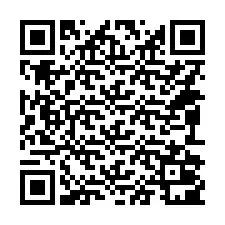 QR-code voor telefoonnummer +14092001104