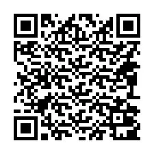 QR-koodi puhelinnumerolle +14092001106