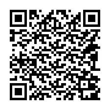 QR-koodi puhelinnumerolle +14092001128