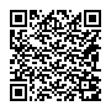 QR-код для номера телефона +14092001135