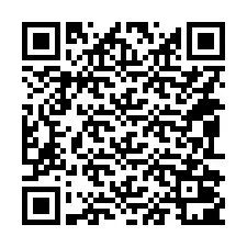 QR-koodi puhelinnumerolle +14092001170