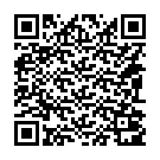 QR-koodi puhelinnumerolle +14092001174