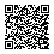 QR-code voor telefoonnummer +14092001178